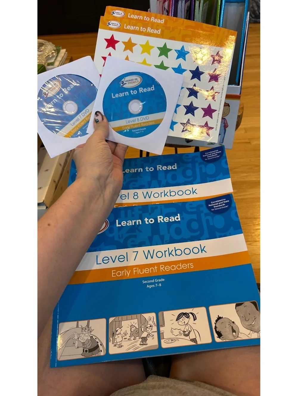 Hooked on Phonics Learn to Read Complete Set with Workbooks, Flash Cards, DVD